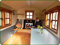 Shepherds Hut Interior